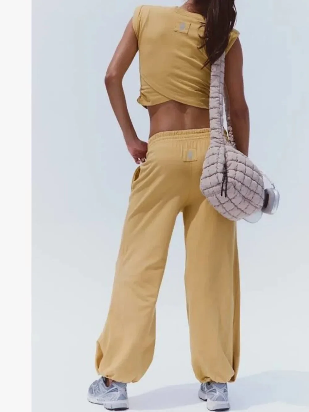 NWT Free People Hot Shot Crossover Set in Dried Palm